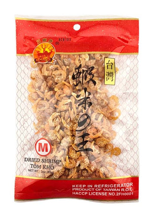 DRIED BABY SHRIMP  金鉤蝦米仔*紅色M*(3 OZ)
