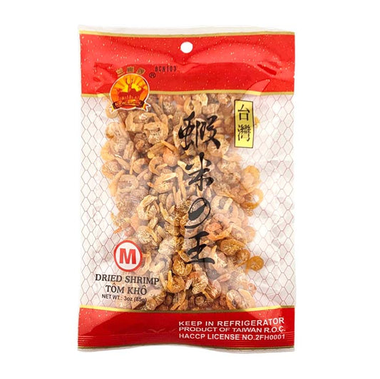 DRIED BABY SHRIMP  金鉤蝦米仔*紅色M*(3 OZ)