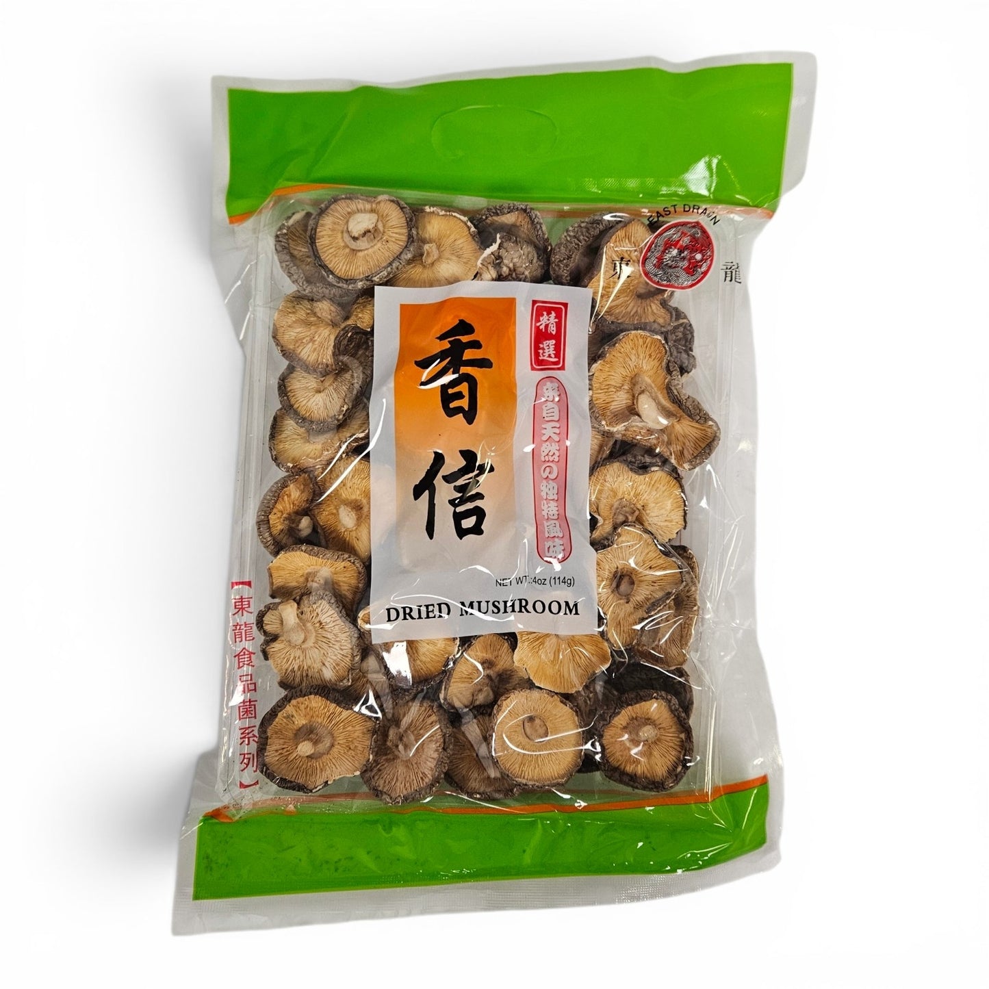 EAST DRAGON DRIED MUSHROOM 東龍  香信菇(4 OZ)