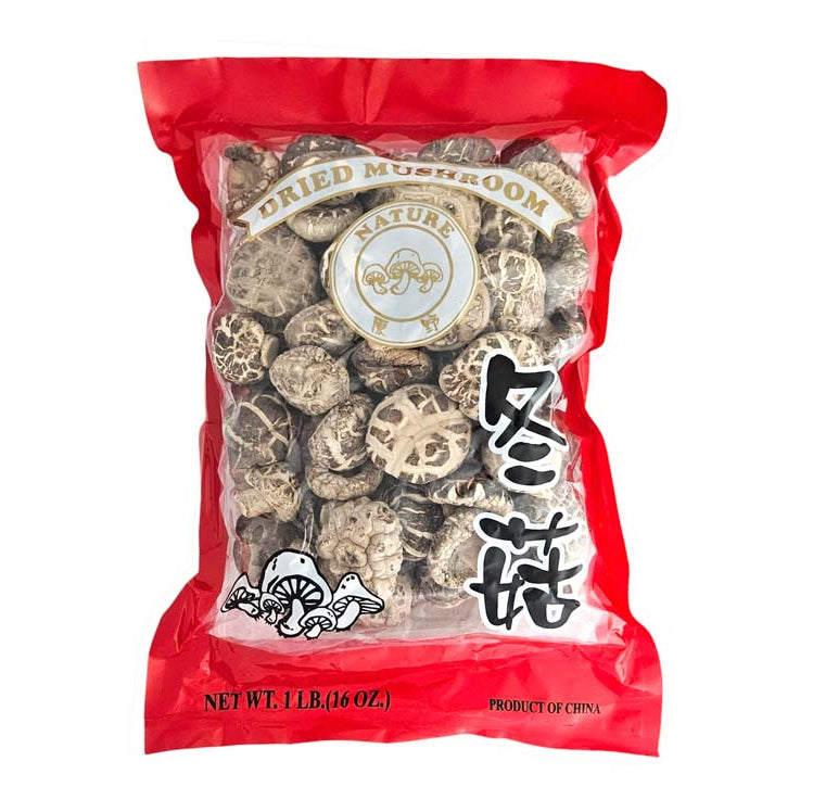 NATURE DRIED SHIITAKE MUSHROOM 原野 冬菇(16 OZ)