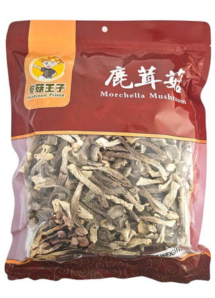 MUSHROOM PRINCE DRIED MORCHELLA MUSHROOM  冬菇王子 鹿茸菇(16 OZ)