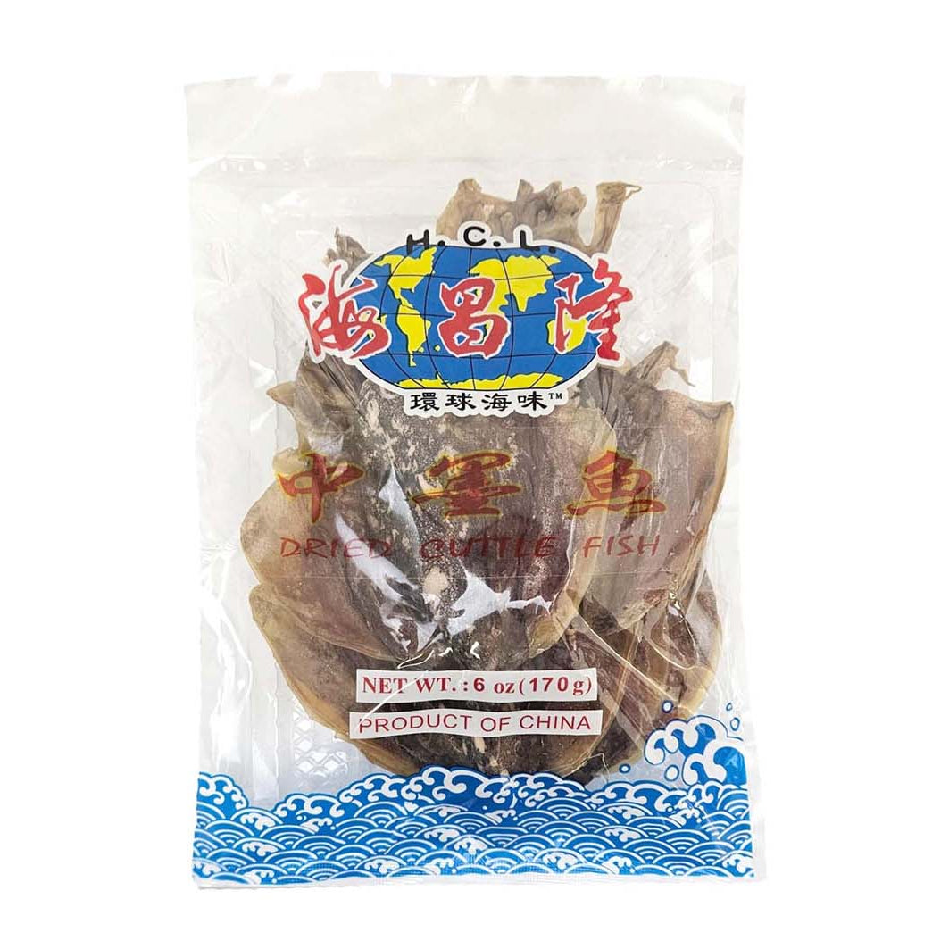 HAI CHANG LONG DRIED MIDDLE-SIZED CUTTLEFISH 海昌隆 中墨魚(6 OZ)