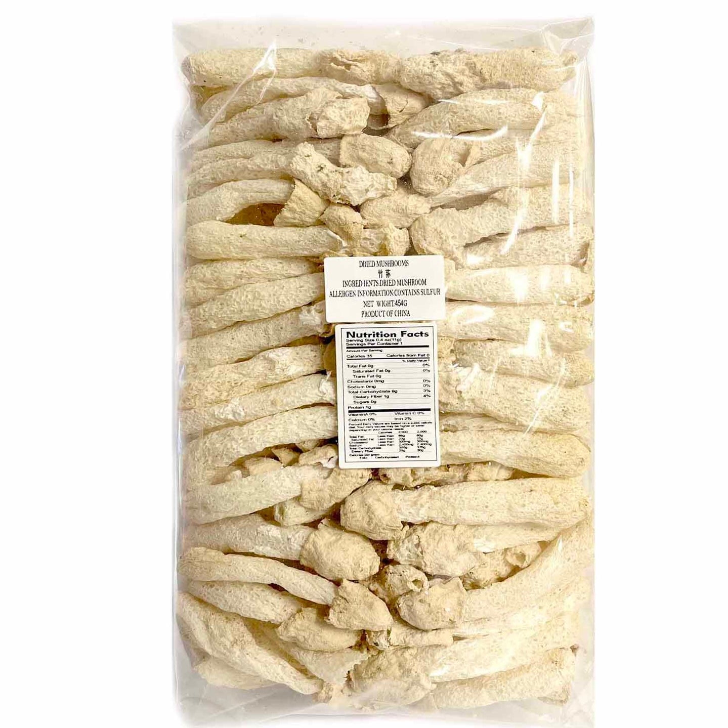 DRIED BAMBOO FUNGUS 竹笙 (16oz)