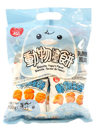 NICE CHOICE ANIMAL BISCUITS (YOGURT FLAVOR) 九福 動物餅乾-乳酸菌(7 OZ))