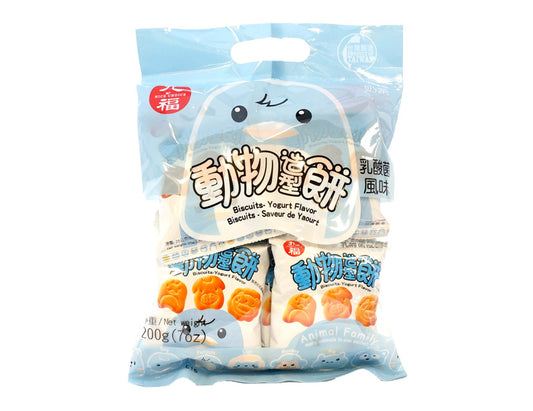 NICE CHOICE ANIMAL BISCUITS (YOGURT FLAVOR) 九福 動物餅乾-乳酸菌(7 OZ))