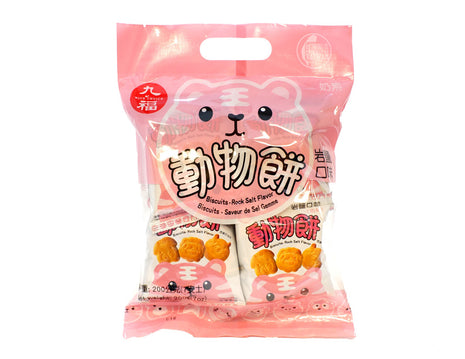 NICE CHOICE ANIMAL BISCUITS (ROCK SALT FLAVOR) 九福 動物餅乾-巖鹽味(7 OZ)