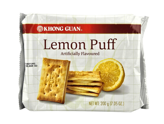 KHONG GU LEMON PUFF 康元 檸檬泡芙夾心餅(7 OZ)