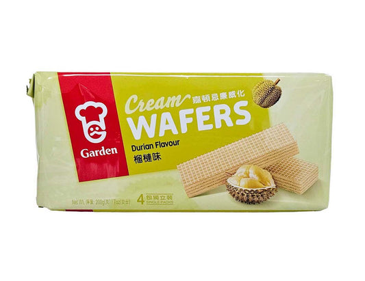 GARDEN DURIAN FLAVORED CREAM WAFER 嘉頓 榴槤威化餅(200G)