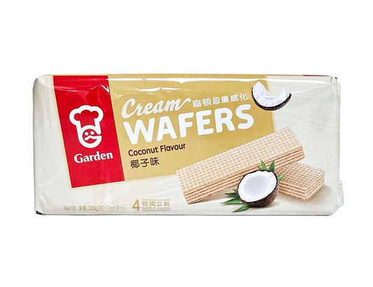 GARDEN COCONUT FLAVORED CREAM WAFER 嘉 頓椰子威化餅(200G)