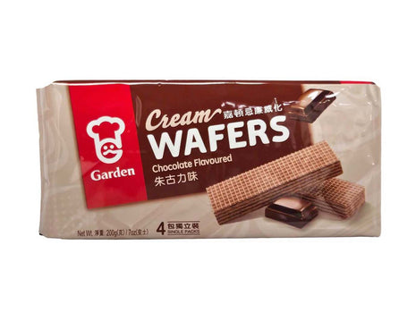 GARDEN CHOCOLATE FLAVORED CREAM WAFER 嘉 頓朱古力威化餅(200G)