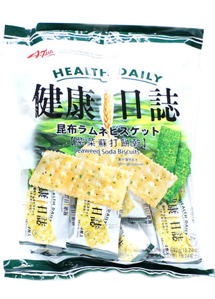 A-TASTE HEALTH DAILY SEAWEED SODA BISCUIT 紫菜梳打餅(432G)