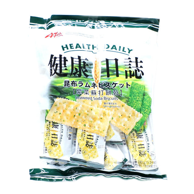 A-TASTE HEALTH DAILY SEAWEED SODA BISCUIT 紫菜梳打餅(432G)
