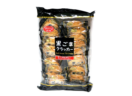 SILANG BLACK SESAME THIN CRACKER 思朗 黑芝麻薄餅(264 G)