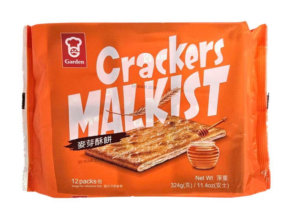 GARDEN MALKIST CRACKERS 嘉頓 麥芽酥餅(獨立包裝)12'Sx27G