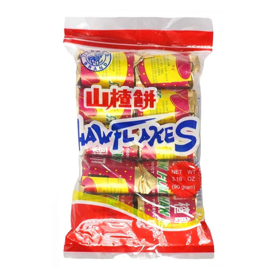 3 FLOWERS HAW FLAKES (SHAN ZHA BING) 三花 山楂餅(3.53 OZ)