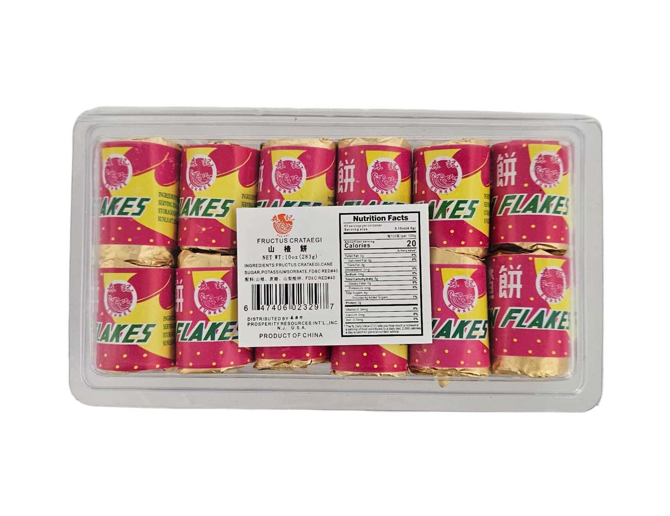 HAW FLAKES 森記 山楂餅 (11.6 OZ)