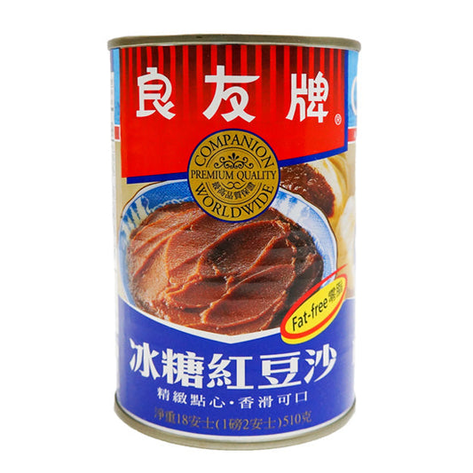 COMPANIO SWEETENED RED BEAN P 良友  冰糖紅豆沙(18 OZ)