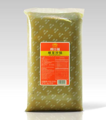 LIKOFU GREEN BEAN PASTE 利口福 綠豆蓉(11 LB)