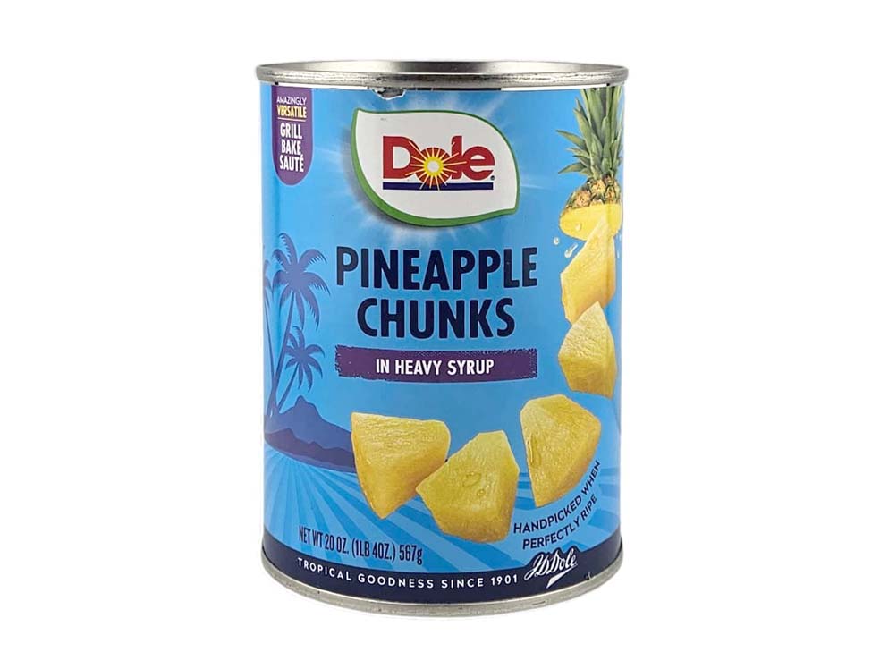 DOLE PINEAPPLE CHUNKS IN HEAVY SYRP 菠蘿角(20 OZ)