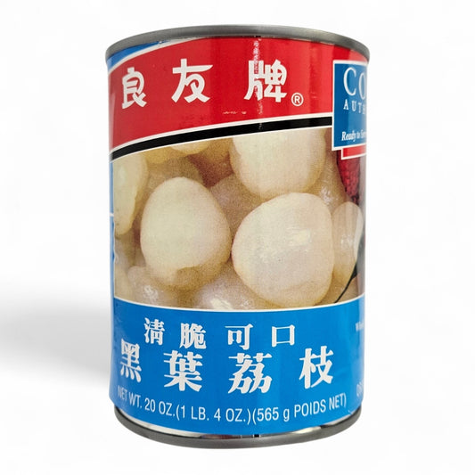 COMPANION WHOLE SEEDLESS LYCHE 良友 黑葉荔枝*易拉罐*(20 OZ)