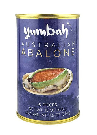 YUMBAH AUSTRALIAN ABALONE IN BRINE (6 PCS)澳洲清湯鮑魚(6 頭)213 G