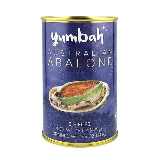 YUMBAH AUSTRALIAN ABALONE IN BRINE (6 PCS)澳洲清湯鮑魚(6 頭)213 G