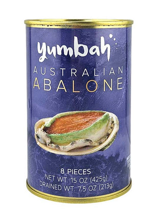 YUMBAH AUSTRALIAN ABALONE IN BRINE (8PCS)澳洲清湯鮑魚(8頭)213 G