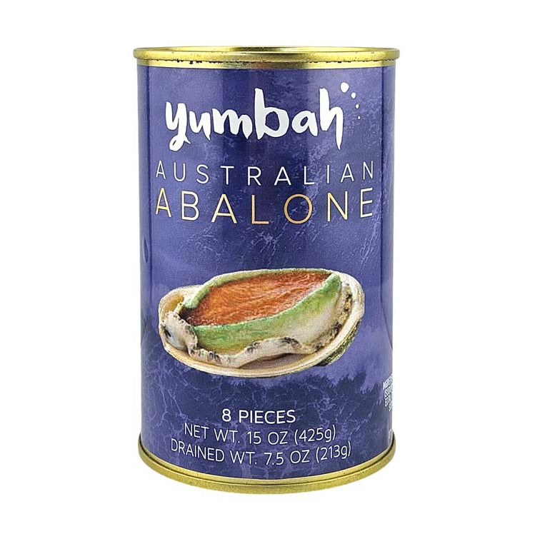 YUMBAH AUSTRALIAN ABALONE IN BRINE (8PCS)澳洲清湯鮑魚(8頭)213 G