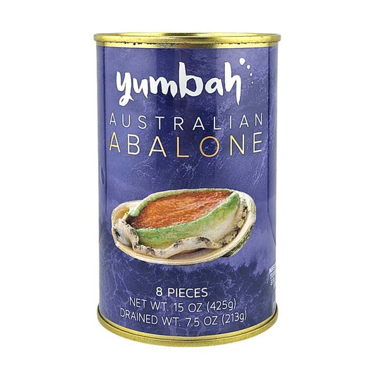 YUMBAH AUSTRALIAN ABALONE IN BRINE (8PCS)澳洲清湯鮑魚(8頭)213 G