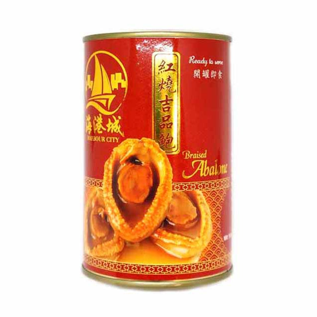 HARBOUR CITY BRAISED ABALONE WITH BROWN SAUCE (3PCS/CAN) 海港城  即食紅燒鮑魚*3頭*(425 G)