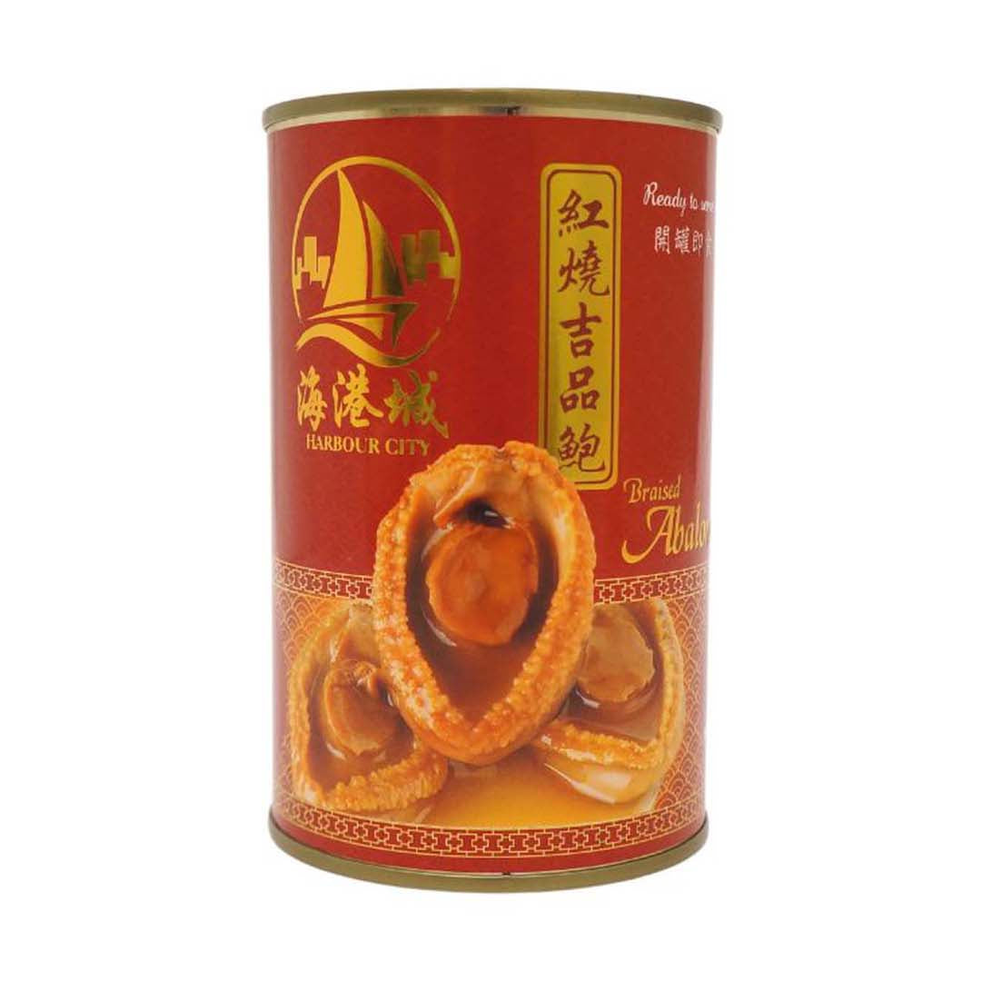 HARBOUR CITY BRAISED ABALONE WITH BROWN SAUCE (8PCS/CAN) 海港城 即食紅燒鮑魚*8頭*(425 G)