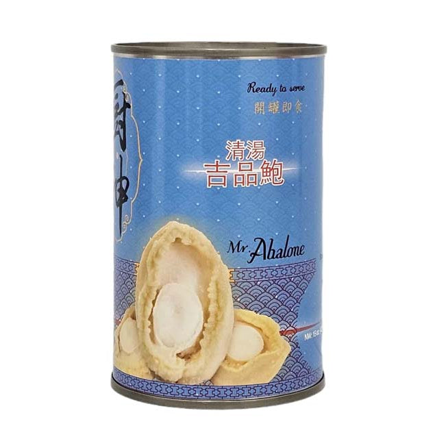 MR. ABALONE BRAISED ABALONE #8 廚神 即食清湯鮑魚*8 頭*(15 OZ)