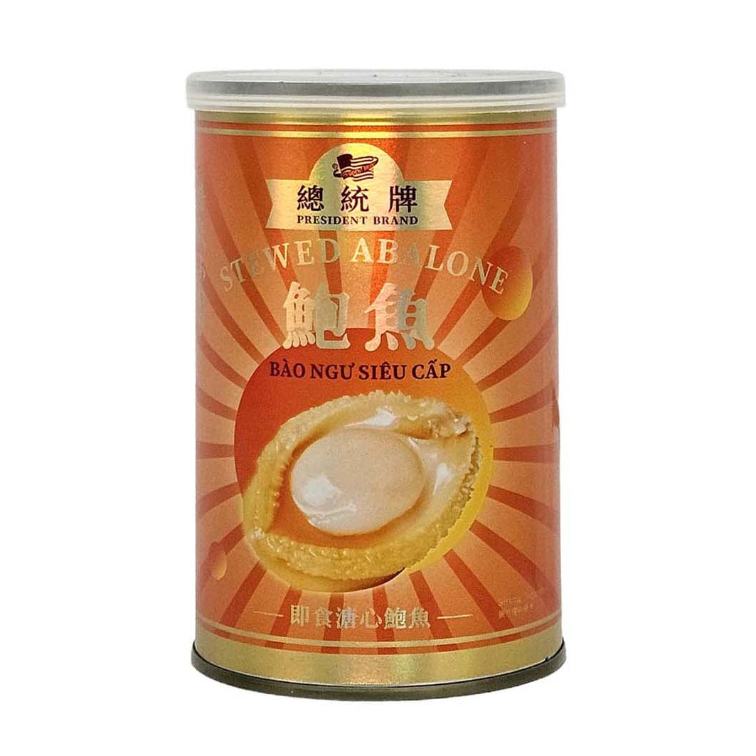 PRESIDENT CANNED ABALONE IN BRINE 清湯鮑魚(6頭)