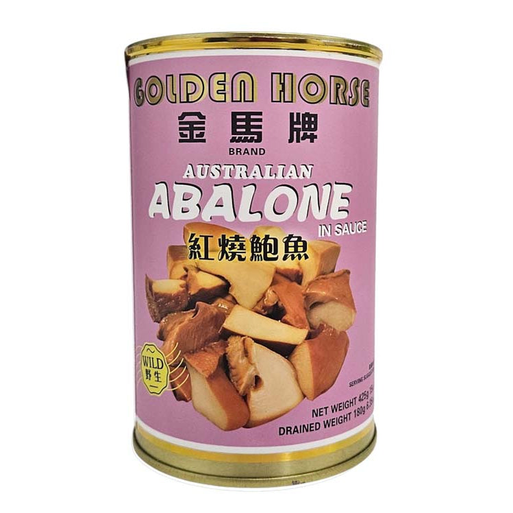 GOLDEN HORSE BRAISED ABALONE CHUNK 金馬 紅燒鮑魚塊(213 G)