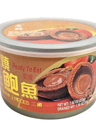 YUAN YE BRAISED ABALONE IN SOY SAUCE (2PCS/CAN) 原野 紅燒鮑魚*2頭*(7.6 OZ)