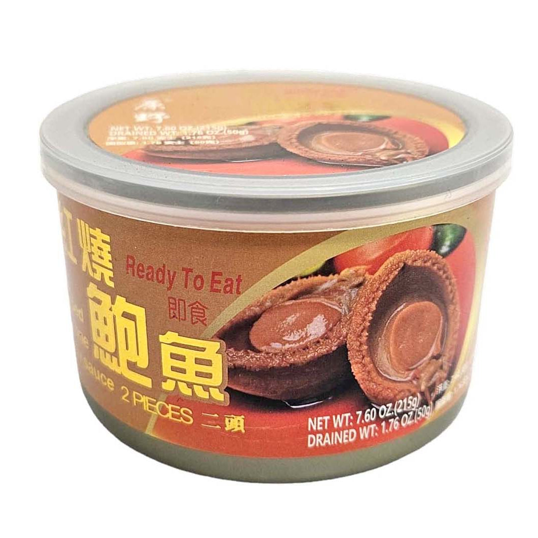 YUAN YE BRAISED ABALONE IN SOY SAUCE (2PCS/CAN) 原野 紅燒鮑魚*2頭*(7.6 OZ)