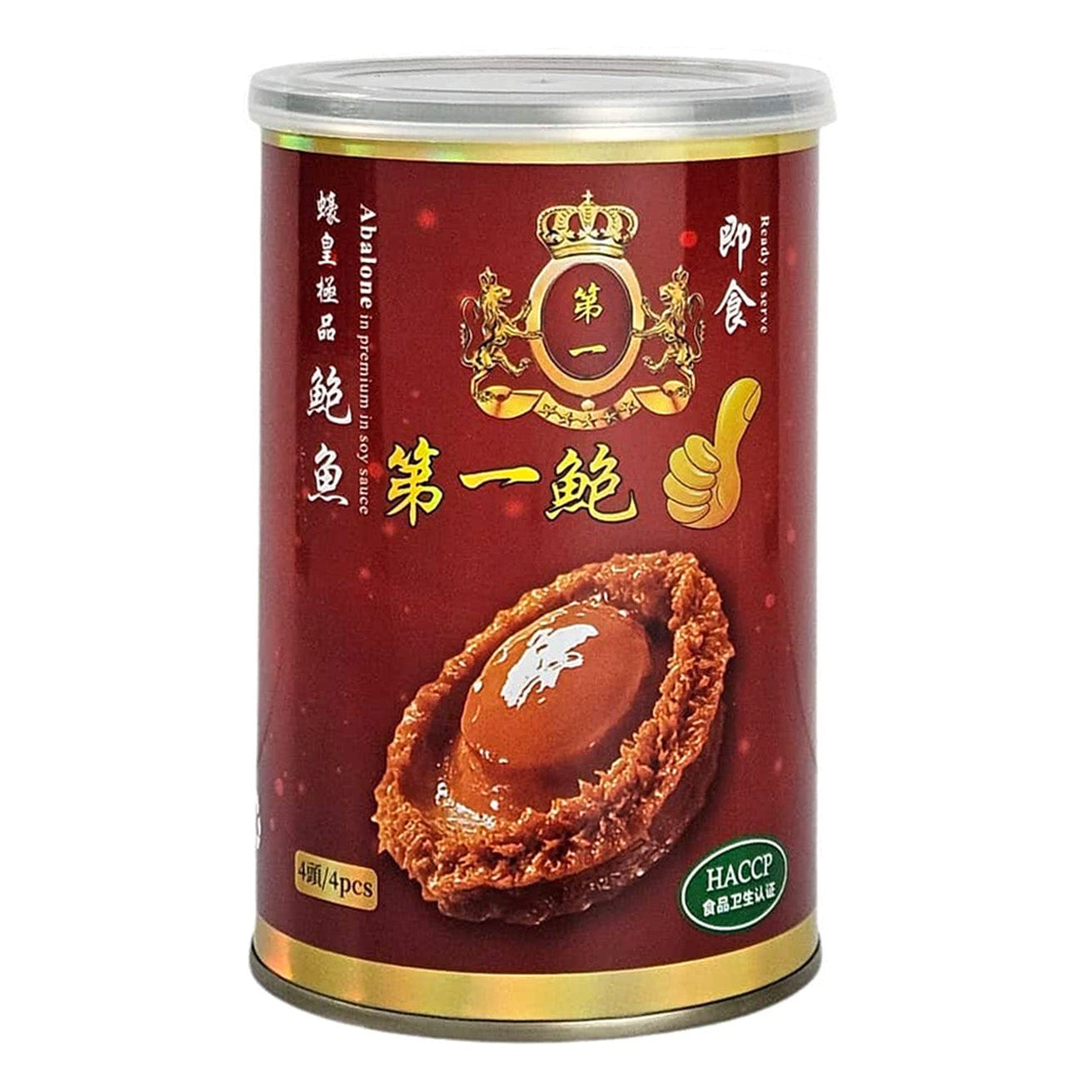 DI YI BAO ABALONE IN PREMIUM OYSTER SAUCE 第一鮑 蠔皇極品鮑魚*4頭*(15 OZ)
