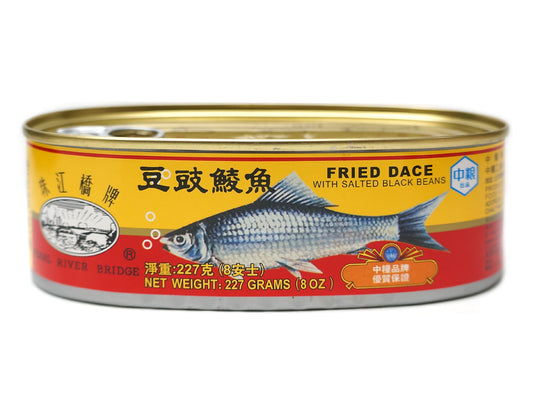 P.R.B FRIED DACE WITH SALTED BLACK BEANS 珠江橋 豆豉鯪魚(184 G)