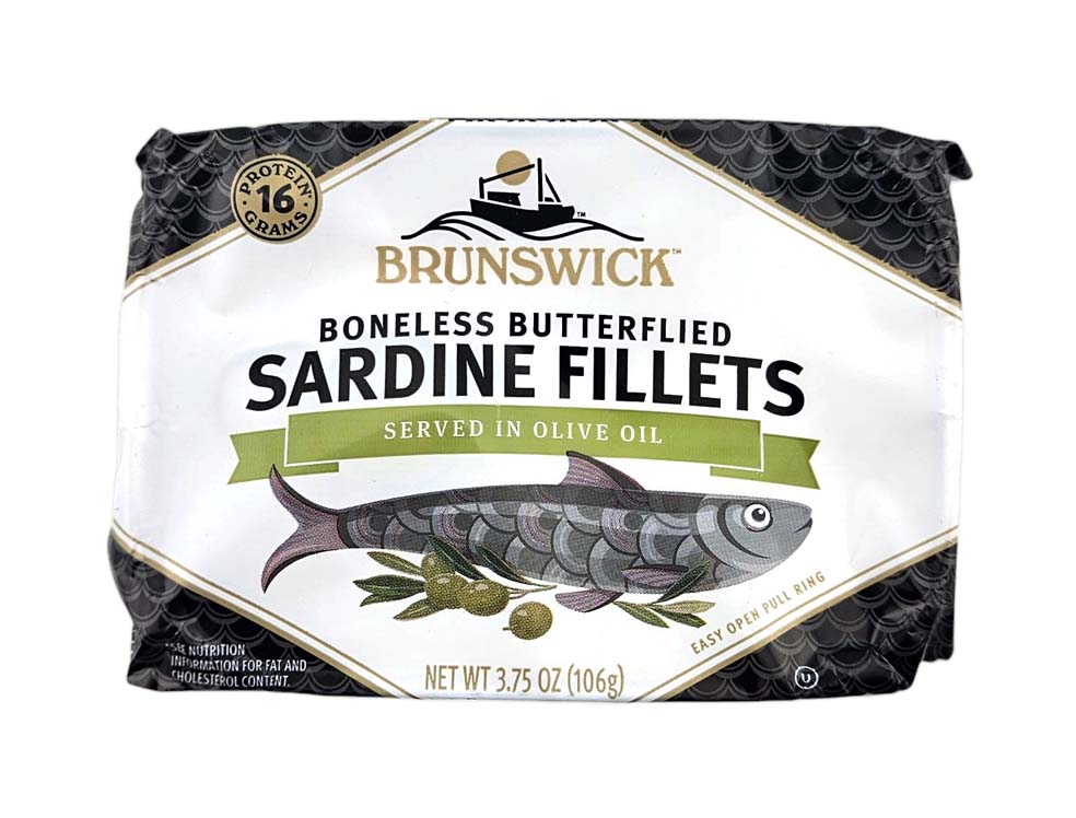 BRUNSWICK SARDINES IN OLIVE OIL 沙丁魚*橄欖油*(3.75 OZ)