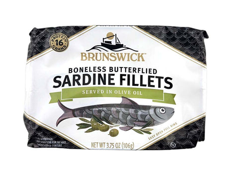 BRUNSWICK SARDINES IN OLIVE OIL 沙丁魚*橄欖油*(3.75 OZ)