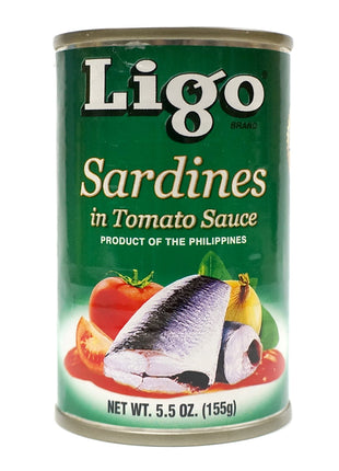 LIGO SARDINES E/TOMATO SAUCE 力高 茄汁沙丁魚(5.5 OZ)