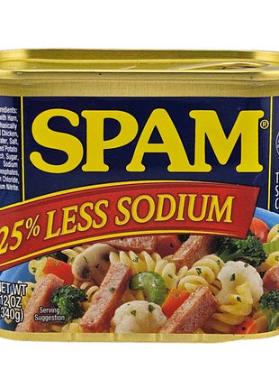 SPAM LESS SODIUM 25%LUNCHEON MEAT LITE 午餐肉*少鹽*(12 OZ)
