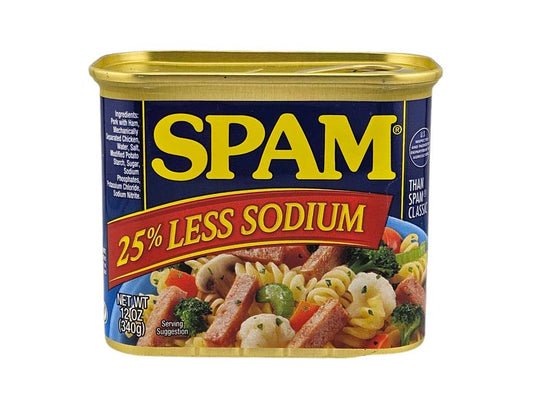 SPAM LESS SODIUM 25%LUNCHEON MEAT LITE 午餐肉*少鹽*(12 OZ)