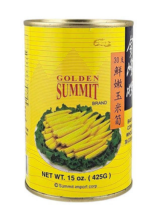 G.SUMMIT BABY CORN 金峰 鮮嫩玉米筍(15 OZ)