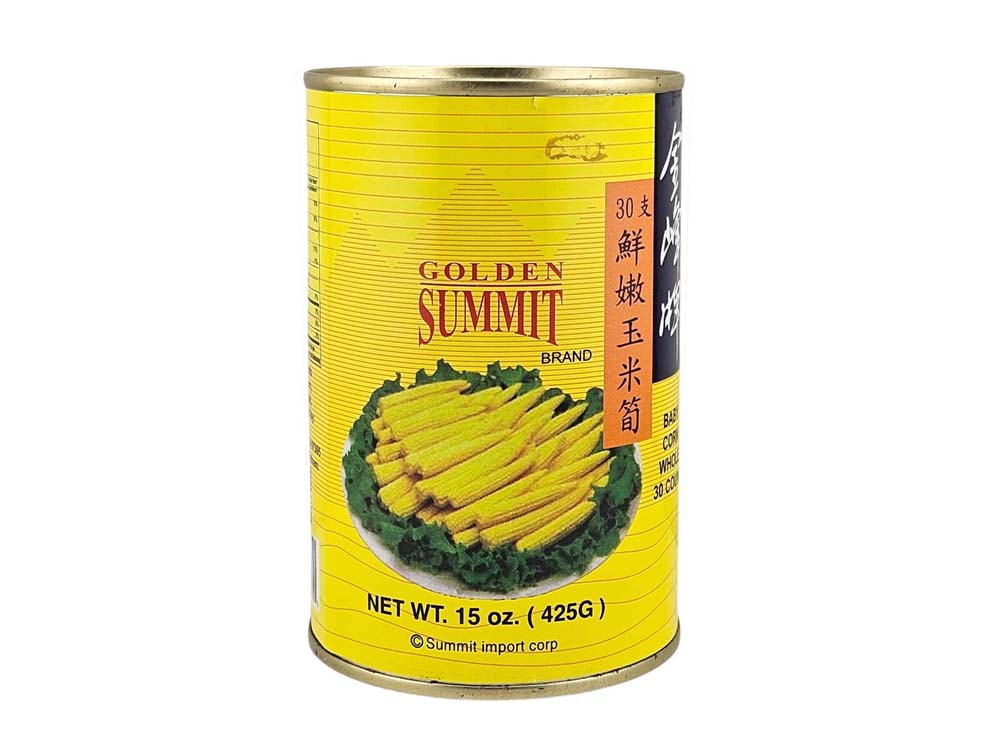 G.SUMMIT BABY CORN 金峰 鮮嫩玉米筍(15 OZ)