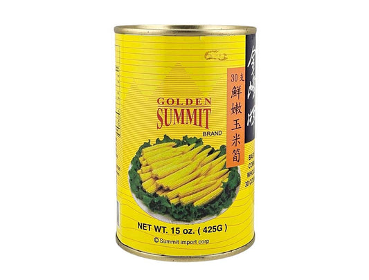 G.SUMMIT BABY CORN 金峰 鮮嫩玉米筍(15 OZ)