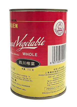 LUCKY RABBIT PRES. VEGE. WHOLE 白兔 四川榨菜頭（12 OZ）