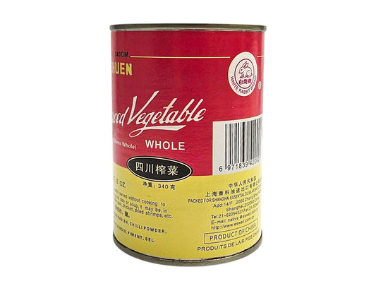 LUCKY RABBIT PRES. VEGE. WHOLE 白兔 四川榨菜頭（12 OZ）