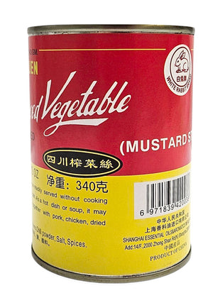 LUCKY RABBIT PRESERVED VEGETABLE 白兔 四川榨菜絲（12 OZ）