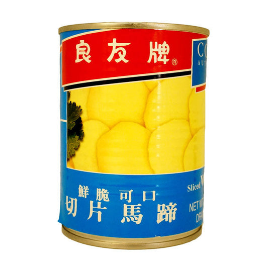 COMPANION SLICED WATER-CHESTNUT IN WATER 良友 馬蹄片(12 OZ)
